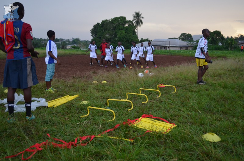 Training session with equipment from Germany